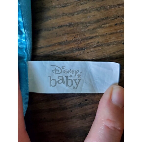 Disney Baby Mickey Mouse Blue Lovey Security Blanket Plush Soft Satin-like Edge - Picture 7 of 8